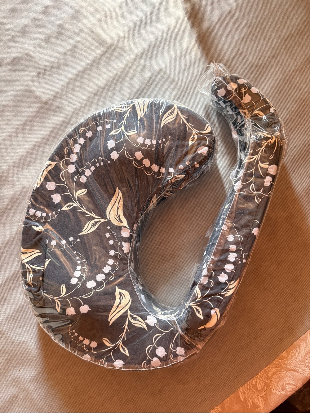 Nursing Support Pillow in Navy Floral - Comfortable Feeding Cushion